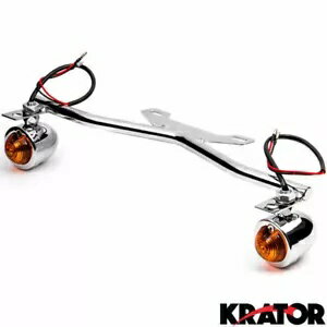 ハーレーダビッドソン ソフテイル スプリンガー ヘリテージ クラシック用クローム ライト ブラケット Chrome Light Bracket For Harley Davidson Softail Springer Heritage Classic 