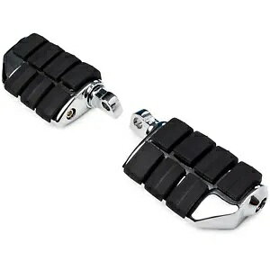 クローム デュアルスタイル フットペグ 2008-2017 ハーレーダビッドソン ファット ボブ FXDF 用 Chrome Dually Style Foot Pegs For 2008-2017 Harley Davidson Fat Bob FXDF 