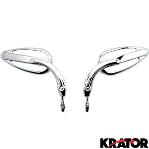 クロームミラーユニバーサルクルーザーハーレーダビッドソンスクリーミンイーグル用 Chrome Mirrors Universal Cruiser For Harley Davidson Screamin Eagle 【並行輸入品】