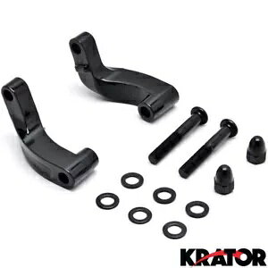 新しいミラー再配置アダプターハーレーダビッドソンファットボブFXDF 2010-2014 NEW Mirror Relocation Adapter For Harley Davidson Fat Bob FXDF 2010-2014 