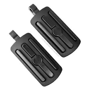 2x ブラック フットレスト フットペグ ハーレーダビッドソン FXSTSB BAD Boy 1995-1997用 2x Black Foot Rests Foot Pegs For Harley Davidson FXSTSB BAD Boy 1995-1997 【並行輸入品】