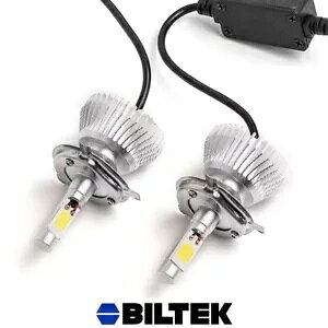 LED H4 ヘッドライト電球 40 ワット電球 1997-2004 ホンダ GL1500 ヴァルキリー用 LED H4 Headlight Bulbs 40W Light Bulbs For 1997-2004 Honda GL1500 Valkyrie 【並行輸入品】
