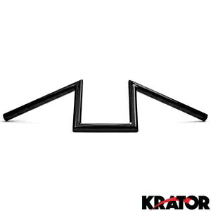 Z バー ハンドルバー ブラック 1インチ ヤマハ V-スター Vstar 950 1100 1300 クラシック ストライカー用 Z Bar Handlebars Black 1" For Yamaha V-Star Vstar 950 1100 1300 Classic Stryker 【並行輸入品】