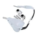 ホワイトブラシバーハンドガードハンドガード 7/8 インチハンドルバーヤマハカワサキに適合 White Brush Bar Hand Guards Handguard Fit For 7/8