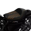 ブラックフロント運転席ハーレースポーツスターXL883 XL1200 10-2023 2022 2021に適合 Black Front Driver Seat ...
