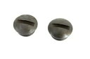 パーカーライズドスプリングハンドルバーエンドナットセットはハーレーダビッドソンに適合します Parkerized Spring Handlebar End Nut Set fits Harley Davidson