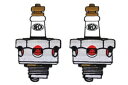 Beck 18mm スパークプラグパッチはハーレーダビッドソンに適合します Beck 18mm Spark Plug Patches fits Harley Davidson