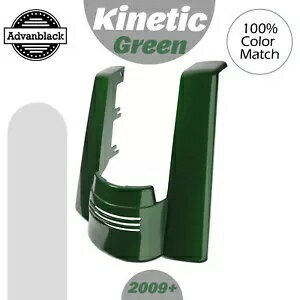 KINETIC GREEN カットアウトなし ストレッチ リアフェンダー エクステンション ハーレー ツーリング 2009+用 KINETIC GREEN No Cutout Stretched Rear Fender Extension For Harley Touring 2009+