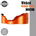 ウィキッド オレンジ パール バットウィング フェアリング スカート 2014年以降 ハーレー ストリート エレクトラグライド用 Wicked Orange Pearl Batwing Fairing Skirt For 2014+ Harley Street Electra Glide(2)