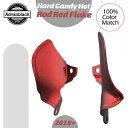ハードキャンディホットロッドレッドフレークミッドフレームエアディフレクターM8ハーレーロワーライダー用 HARD CANDY HOT ROD RED FLAKE Mid Frame Air Deflector For M8 Harley Lower Rider