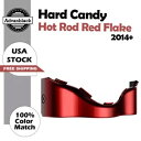 ハード キャンディ ホットロッド レッド フレーク バットウィング フェアリング スカート 14+ ハーレー ストリート エレクトラ用 Hard Candy Hot Rod Red Flake Batwing Fairing Skirt For 14+ Harley Street Electra(2)