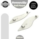 BONNEVILLE SALT PEARL 14 個以上のハーレー エア ディフレクター バットウィング フェアリング ウィンドに適合 BONNEVILLE SALT PEARL Fits 14+ Harley Air Deflectors Batwing Fairing Wind(2)