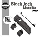 Advanblack ハーレー レイザー チョップ キング ツアー パック用ブラック ジャック メタリック ヒンジ ラッチ Black Jack Metallic Hinges Latch For Advanblack Harley Razor Chop King Tour Pack