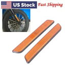 フロントロアフォークリフレクターハーレーツーリングロアレッグスライダーグライドイエロー用 Front Lower Fork Reflectors For Harley Touring Lower Legs Sliders Glide Yellow(2)