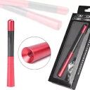 レッドカーボンファイバー FM AM ラジオ車空中アンテナ車ツールアルミ金属 Red Carbon Fiber FM AM Radio Car Aerial A...