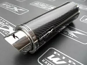 Kawasaki Ninja 250 ZX250 Moto GP スタイル カーボンファイバー レース エキゾーストカン、サイレンサー Kawasaki Ninja 250 ZX250 Moto GP Style Carbon Fibre Race Exhaust Can, Silencer