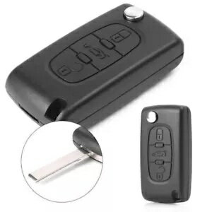 3 ܥѥ륱եåȥץ硼 207 307 407 SW 308 607 3 Buttons Replacement Key Shell Case Fit Peugeot 207 307 407 SW 308 607