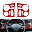2x LHD カーボンファイバーインテリアドライバーダッシュボードカバートリムホンダ S2000 00-09 2x LHD Carbon Fiber Inter...