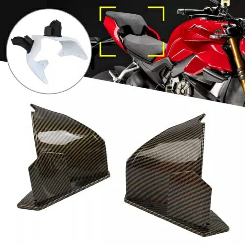 Fixed Wing Fairing Winglet Spoiler Aerodynamic Fit DUCATI Panigale V4S V4 V4R Fixed Wing Fairing Winglet Spoiler Aerodynamic Fit DUCATI Panigale V4S V4 V4R