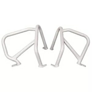 Silver Set Crash Bars Protection Motorcycle For 