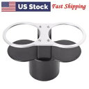 Car Dual Cup Holder Center Console Mounted Drink Bottle Storage Stand Car Dual C...