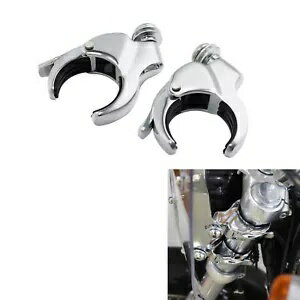 49mm Detachable Windshield Clamps Fit For Harley Dyna Fat Bob 06-17 VRSCB 04-05 49mm Detachable Windshield Clamps Fit For Harley Dyna Fat Bob 06-17 VRSCB 04-05