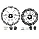30'' Front 18'' Rear Wheel Rim Dual Hub Fit For Harley Road Glide non ABS 08-24 ...