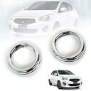Fit Mitsubishi Mirage G4 Sedan 2013-2016 Fog Lamp Spot Light Cover Chrome Fit Mitsubishi Mirage G4 Sedan 2013-2016 Fog Lamp Spot Light Cover Chrome(2)