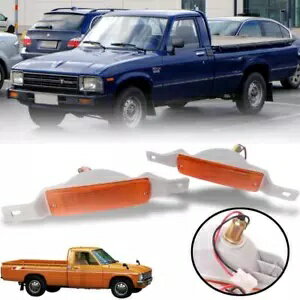 FOR TOYOTA HILUX LN40 PAIR FRONT BUMPER TURN SIGNAL LIGHT AMBER LENS BULB WIRE FOR TOYOTA HILUX LN40 PAIR FRONT BUMPER TURN SIGNAL LIGHT AMBER LENS BULB WIRE