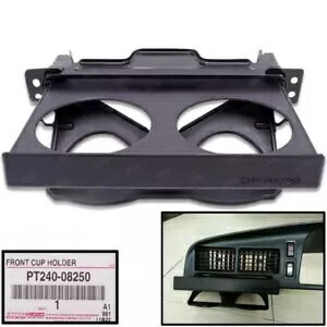 Black Twin Front Cup Holder For Toyota Hilux Mighty-X Plus LN85 LN106 Pickup Ute Black Twin Front Cup Holder For Toyota Hilux Mighty-X Plus LN85 LN106 Pickup Ute