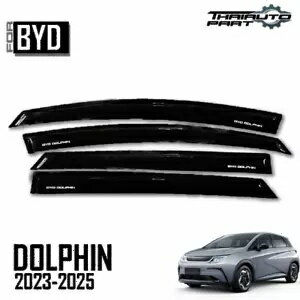 For BYD Dolphin EV Hatchback 23-25 Rain Visor Sun Guard Windshield Weather Black For BYD Dolphin EV Hatchback 23-25 Rain Visor Sun Guard Windshield Weather Black