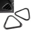 2 個ブラック計器空気出口ベントカバートリムシボレーエクイノックス 2018-21 2 Pcs Black Instrument Air Outlet Vent Cover Trim For Chevrolet Equinox 2018-21(2)