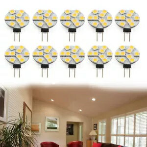 10x Ķ⵱ٲ򿧸 G4 å 5050 SMD 9 LED  RV  10x Super Bright Warm White Light G4 Socket 5050 SMD 9 LED For Car RV Landscape