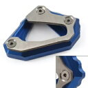 ブルーキックスタンド延長サイドスタンド引き伸ばしパッドプレートヤマハ MT-10 2015-21 Blue Kickstand Extension Side Stand Enlarger Pad Plate For Yamaha MT-10 2015-21(2)