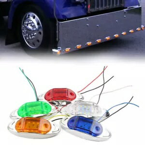 トレーラーバストラックインジケータライトサイドマーカーランプブレーキ警告灯用 For Trailer Bus Truck Indicator Light Side Marker Lamp Brake Warning Light