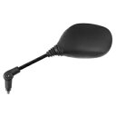 バックミラー シルバー 左 M8 クワッド用ユニバーサル Rearview mirror silver left M8 universal for quad-(2)