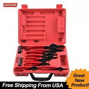 Snap Ring Pliers Set 11-Pcs Heavy Duty Heat Treated Carbon Steel Vinyl Handles S...