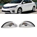 2x 左右サイドミラーライト信号ランプインジケーターカローラプリウスヴェンザ用 2x Left & Right Side Mirror Ligt Signal Lamp Indicators For Corolla Prius Venza