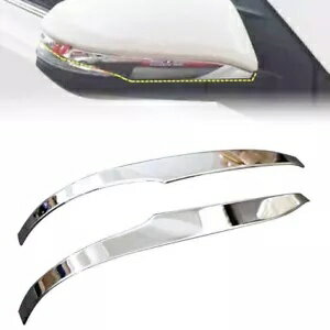 2 個クローム車のサイドミラーカバートリムトヨタヴォクシー R80 2018 2019 2020 ABS 2pcs Chrome Car Side Mirror Cover Trim For Toyota Voxy R80 2018 2019 2020 ABS