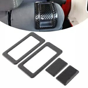 4 個後部座席スイッチカバートリムフィットジープラングラー JK 2011-2017 4 Pcs Rear Seat Switch Cov..