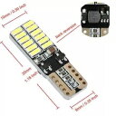 T10 4014 LED 24SMD Canbus エラーフリー電球 168 W5W 12V サイドテールライト電球車 T10 4014 LED 24SMD C...