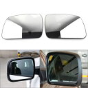 2x フロントドアサイドミラーヒーテッドフィットランドローバーレンジローバースポーツ LR2 LR4 2x Front Door Side Mirror Heated Fit Land Rover Range Rover Sport LR2 LR4(2)