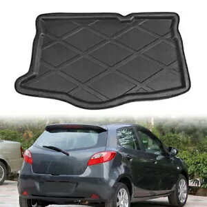 リアブーツライナートランクカーゴマットトレイフロアカーペットマツダ 2/デミオ GE ハッチ Rear Boot ..
