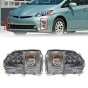 ペア LED フロントフォグランプ ABS トヨタ プリウス 2012 2013 2014 2015 4 ドア Pair LED Front Fog Lamp ABS For Toyota Prius 2012 2013 2014 2015 4-Door