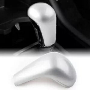 コンソールギアシフトノブカバートリムマツダ 3 アクセラ 2020 2021 シルバー Console gear shift knob..