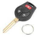 ノーカット リモート コントロール キー フォブ フィット 日産 フロンティア ヴァーサ ローグ タイタン ジューク NV1500 Uncut Remote Control Key Fob Fit Nissan Frontier Versa Rogue Titan Juke NV1500