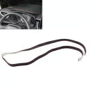 ドアダッシュボード車用車成形トリムPUレザー編組装飾ラインストリップ Car Moulding Trim PU Leather Braid Decorative...