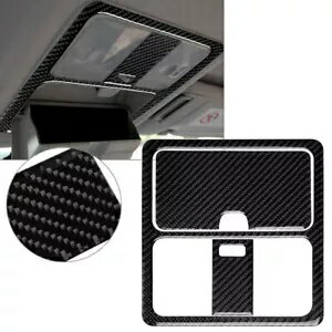 カーボンファイバーインテリアハードルーフ読書灯フレームトリム日産 350Z 06-09 Carbon Fiber Interio..