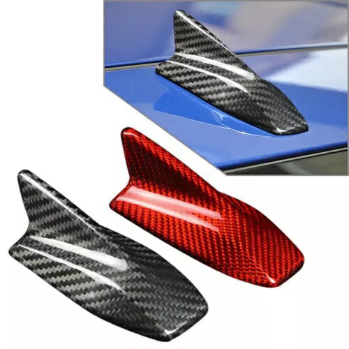 カーボンファイバー フカヒレ アンテナ カバー ステッカー フィット レクサス IS300C 2009-2011 10 ブ..