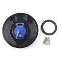 モーターキーレスガス燃料タンクキャップカバーホンダ CBR1000RR Fireblade 2000-19 ブルー Motor Keyless Gas Fuel Tank Cap Cover For Honda CBR1000RR Fireblade 2000-19 Blue